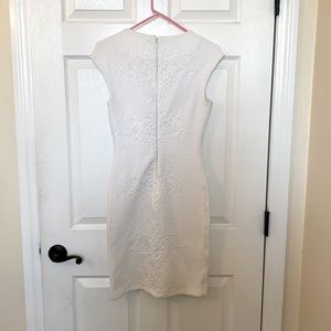 Bebe white mini dress